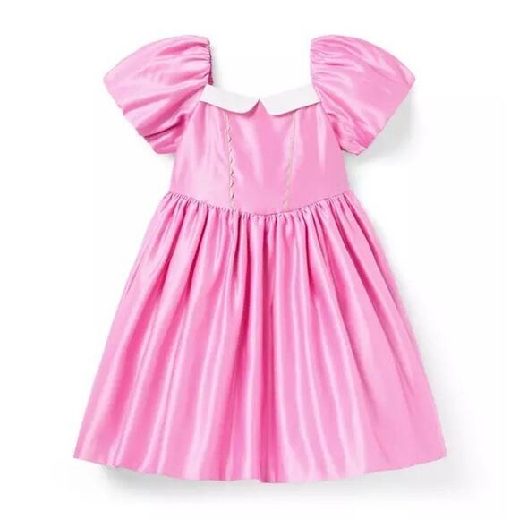 Disney X Janie and Jack Sleeping Beauty Aurora Dress Size 7 Princess Pink - Picture 3 of 10